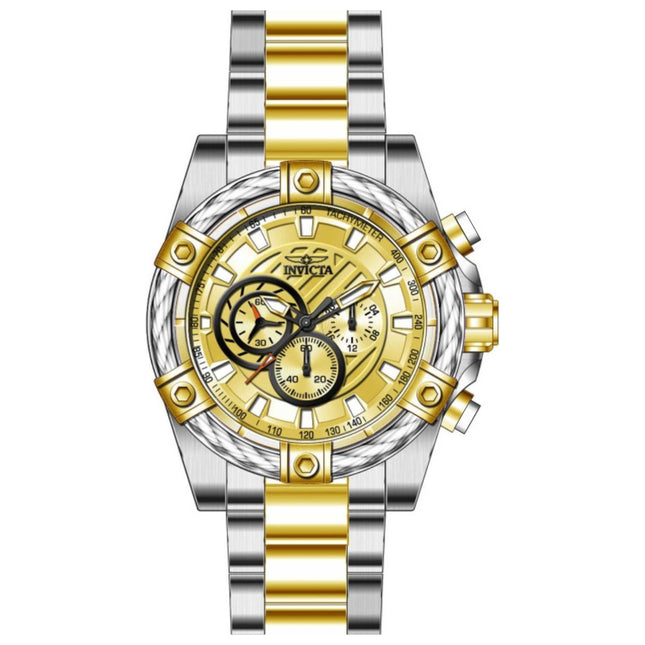 Invicta Bolt Men's Stainless Steel Quartz Watch 50mm
