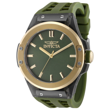 Invicta Sea Base Men's Watch Stainless Steel Case Silicone Strap Quartz