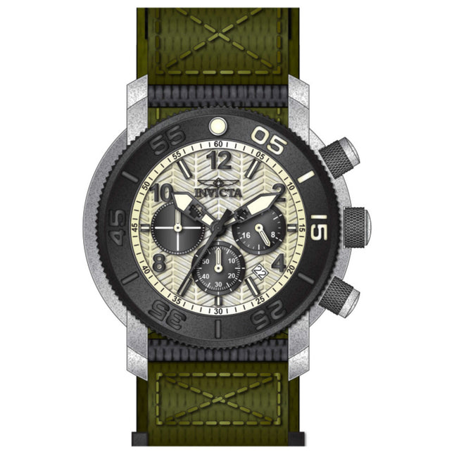 Invicta Coalition Forces Men's Watch Stainless Steel Case Nylon Strap Quartz