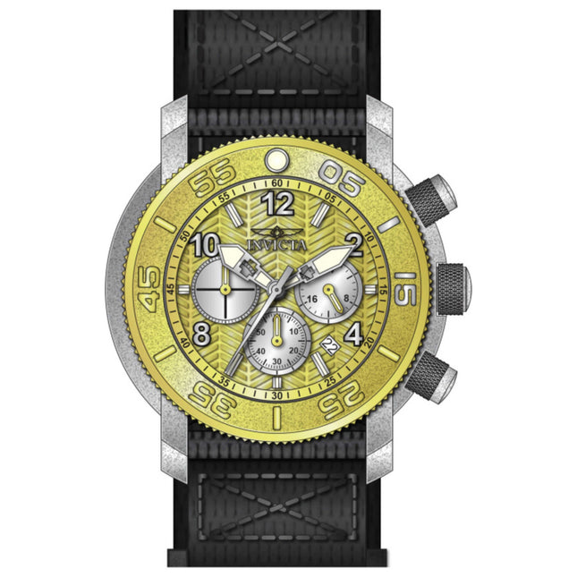 Invicta Coalition Forces Men's Watch Stainless Steel Case Nylon Strap Quartz