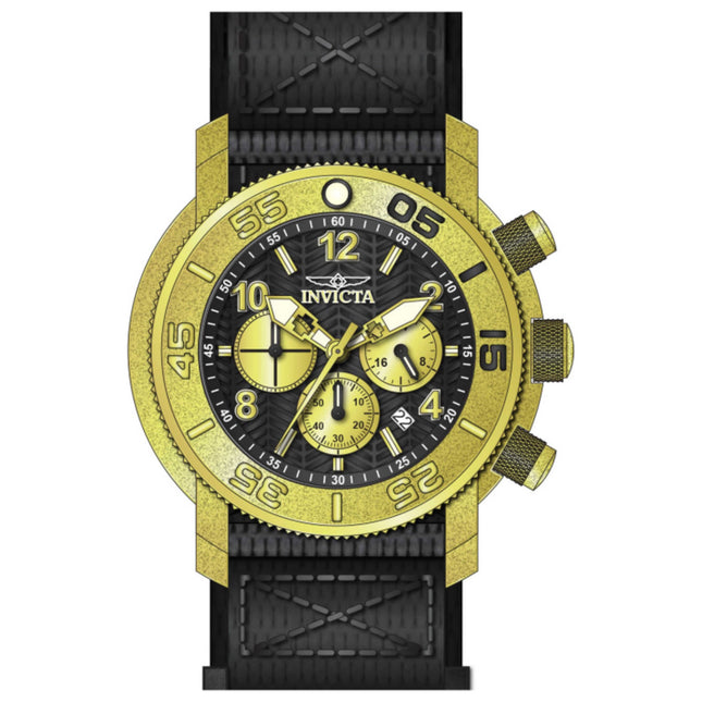 Invicta Coalition Forces Men's Watch Stainless Steel Case Nylon Strap Quartz