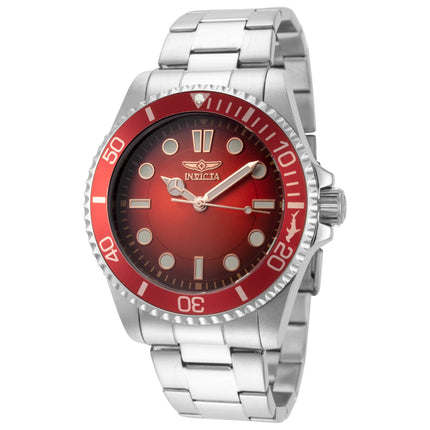 Invicta Pro Diver Men's Watch Stainless Steel Case and Bracelet Quartz 43mm