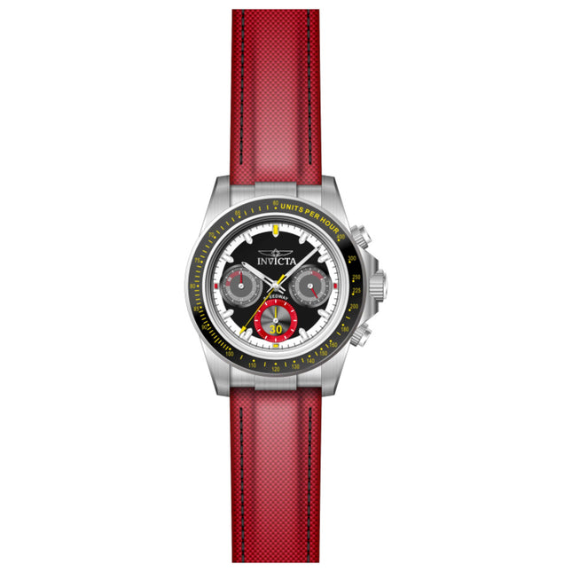 Invicta Speedway Men's Stainless Steel Case Nylon Strap Quartz Watch 43mm