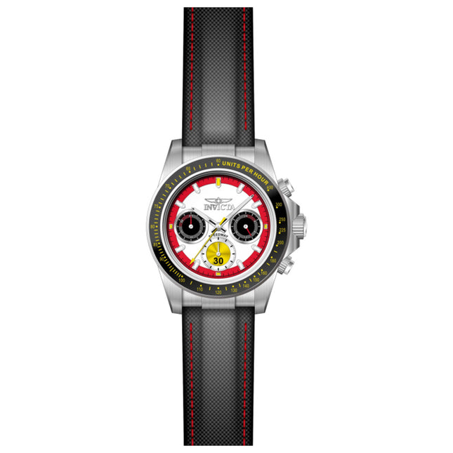 Invicta Speedway Men's Stainless Steel Case Nylon Strap Quartz Watch 43mm