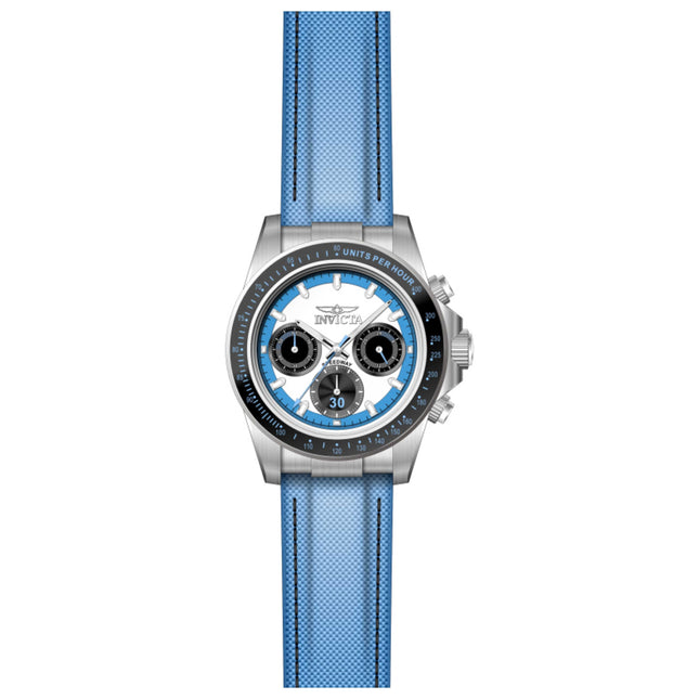 Invicta Speedway Men's Stainless Steel Case Nylon Strap Quartz Watch 43mm