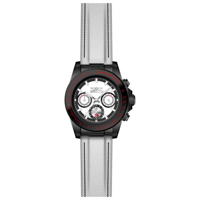Invicta Speedway Men's Stainless Steel Case Nylon Strap Quartz Watch 43mm