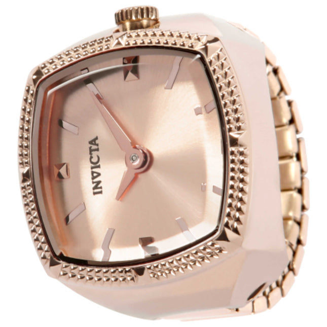 Invicta Mini Women's Ring Watch Stainless Steel Quartz Movement
