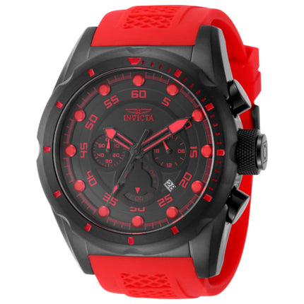 Invicta Speedway Men's Watch Stainless Steel Case Silicone Strap Quartz