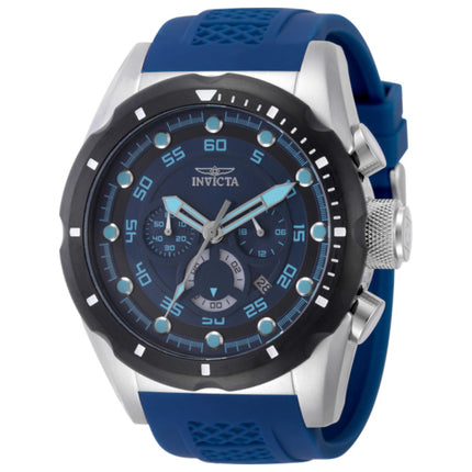 Invicta Speedway Men's Watch Stainless Steel Case Silicone Strap Quartz