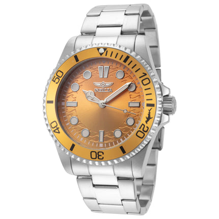 Invicta Pro Diver Men's Watch Stainless Steel Case and Bracelet Quartz 43mm