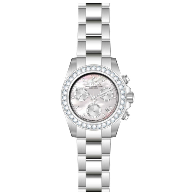 Invicta Elite Diamond Men's Watch Stainless Steel Case and Bracelet Quartz