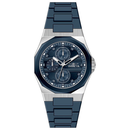 Invicta Speedway Men's Quartz Watch Stainless Steel Case Silicone Strap
