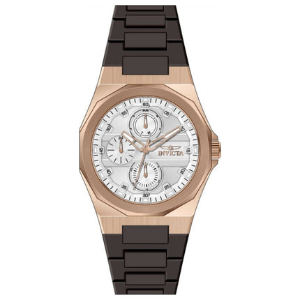 Invicta Speedway Men's Stainless Steel Case Silicone Strap Quartz Watch 43mm