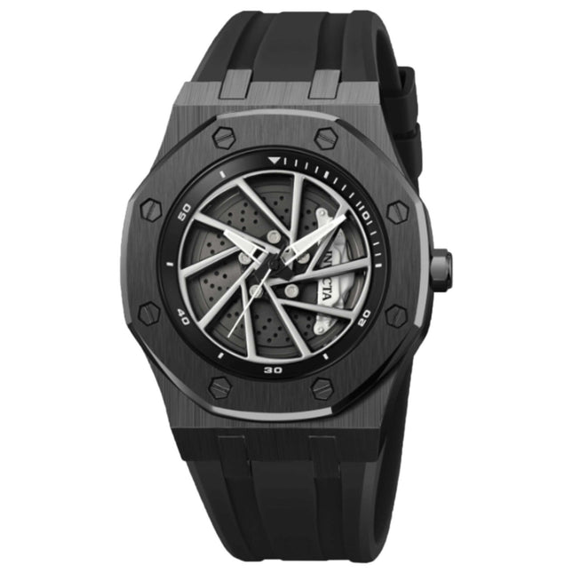 Invicta Speedway Men's Quartz Watch Stainless Steel Case Silicone Strap