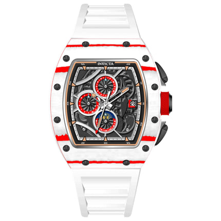 Invicta S1 Rally Men's Automatic Watch Stainless Steel Case Silicone Strap 45mm