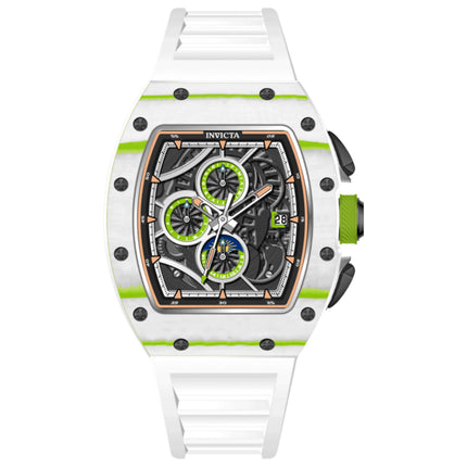 Invicta S1 Rally Men's Automatic Watch Stainless Steel Case Silicone Strap