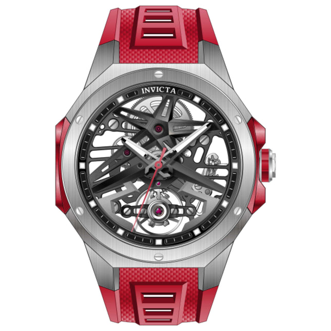 Invicta Celestial Automatic Men's Watch Stainless Steel Case Rubber Strap