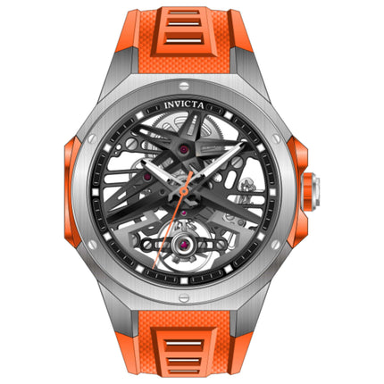 Invicta Celestial Men's Automatic Watch Stainless Steel Case Rubber Strap