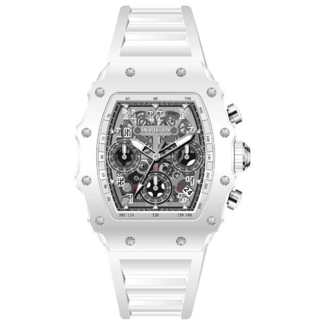 Invicta Racing Women's Watch Acrylic Case Silicone Strap Quartz