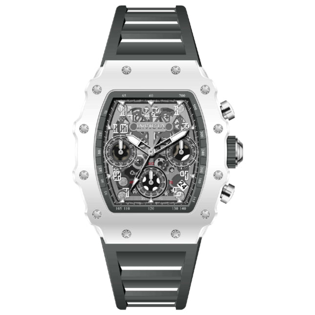 Invicta Racing Women's Watch Acrylic Case Silicone Strap Quartz
