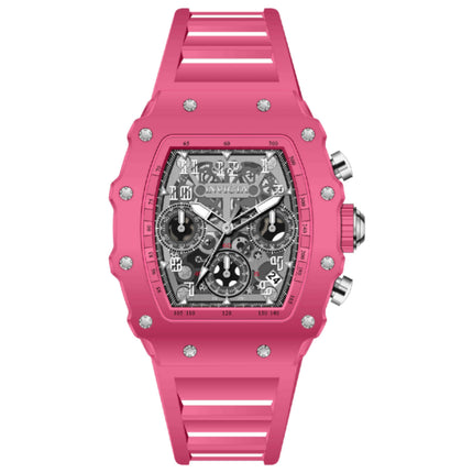 Invicta Racing Women's Watch with Acrylic Case and Silicone Strap