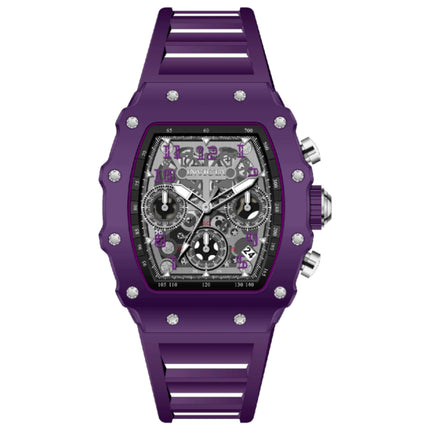 Invicta Racing Women's Watch Acrylic Case Silicone Strap Quartz