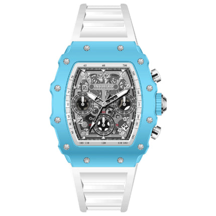 Invicta Racing Women's Watch with Acrylic Case and Silicone Strap