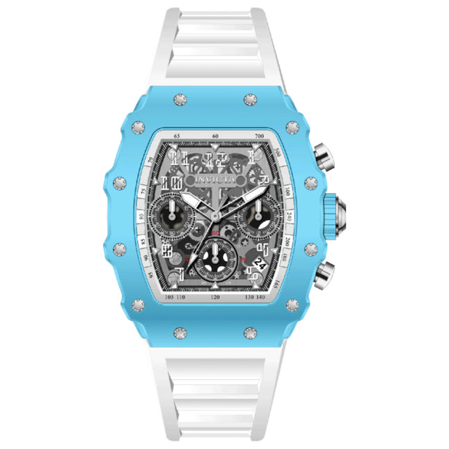 Invicta Racing Women's Watch with Acrylic Case and Silicone Strap