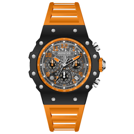 Invicta Racing Men's Watch Acrylic Case Silicone Strap Quartz