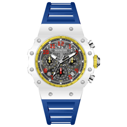 Invicta Racing Men's Watch with Acrylic Case and Silicone Strap
