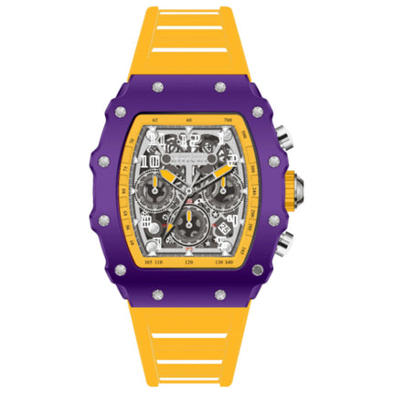 Invicta Racing Men's Watch with Plastic Case and Silicone Strap