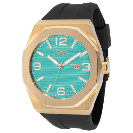 Invicta Huracan Men's Watch Stainless Steel Case Silicone Strap Quartz