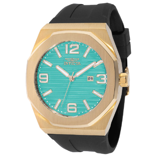 Invicta Huracan Men's Watch Stainless Steel Case Silicone Strap Quartz
