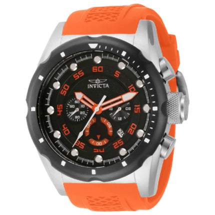 Invicta Speedway Men's Watch Stainless Steel Case Silicone Strap Quartz