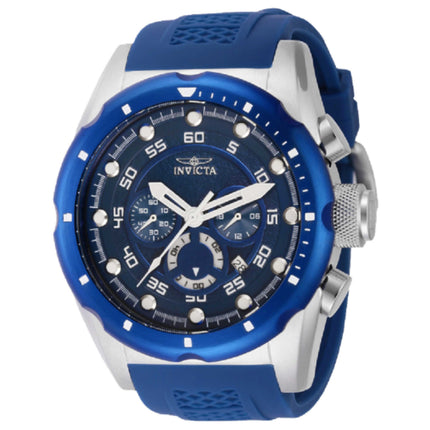 Invicta Speedway Men's Quartz Watch with Stainless Steel Case and Silicone Strap