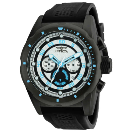 Invicta Speedway Men's Watch Stainless Steel Case Silicone Strap Quartz