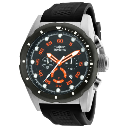 Invicta Speedway Men's Watch Stainless Steel Case Silicone Strap Quartz