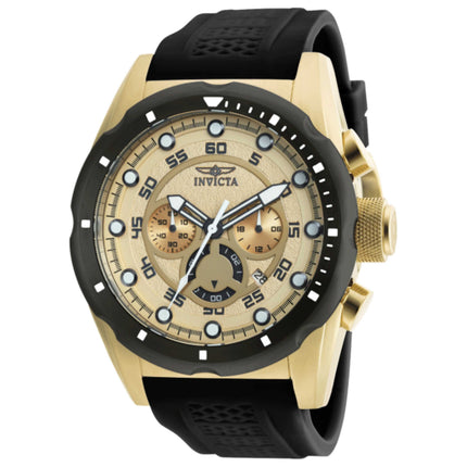 Invicta Speedway Men's Quartz Watch Stainless Steel Case Silicone Strap