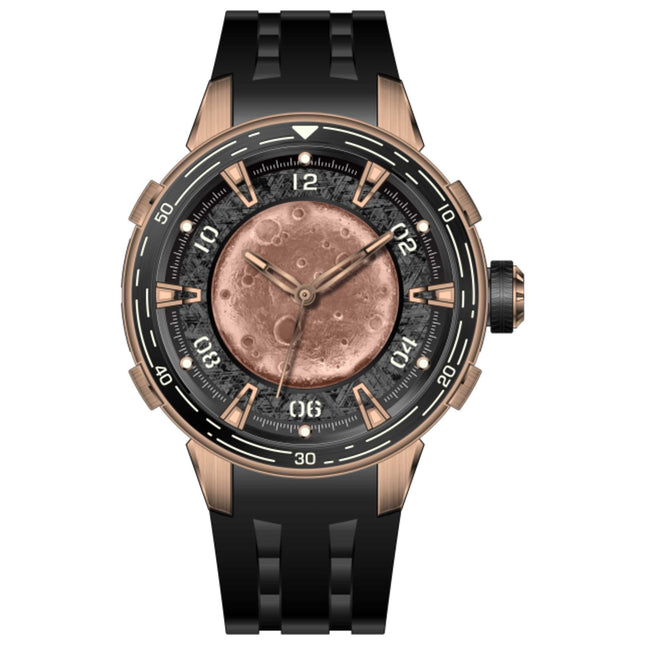 Invicta Celestial Men's Automatic Watch Stainless Steel Case Rubber Strap