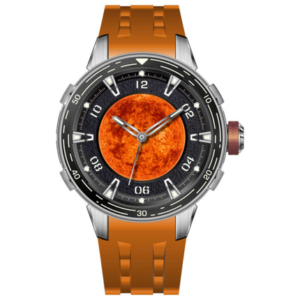 Invicta Celestial Men's Watch Stainless Steel Case Rubber Strap Quartz