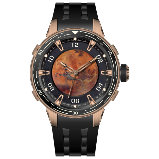 Invicta Celestial Men's Watch Stainless Steel Case Rubber Strap Quartz