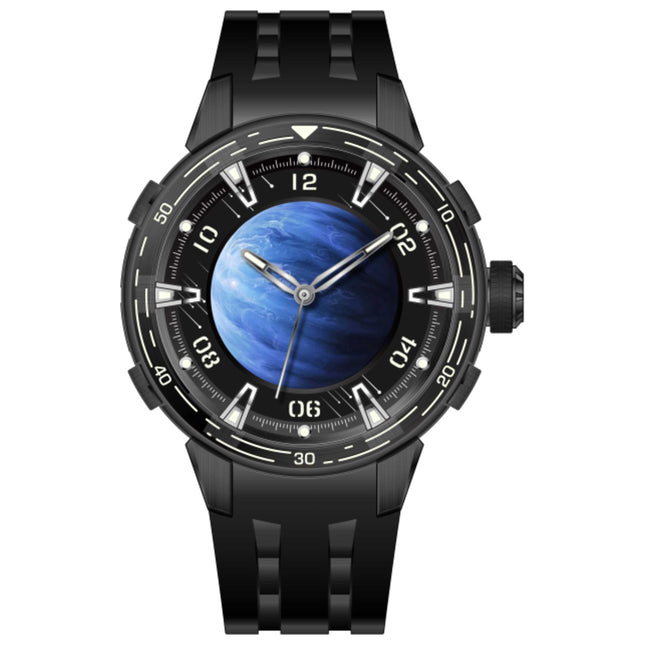 Invicta Celestial Men's Watch Stainless Steel Case Rubber Strap Quartz