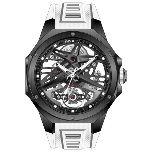 Invicta Celestial Men's Automatic Watch Stainless Steel Case Rubber Strap