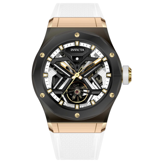 Invicta Celestial Men's Automatic Watch Stainless Steel Case Rubber Strap