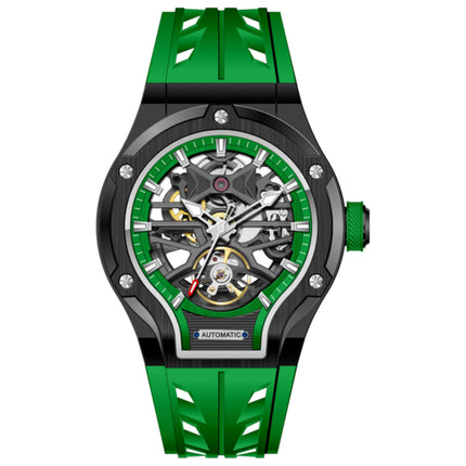 Invicta S1 Rally Men's Automatic Watch Stainless Steel Case Silicone Strap
