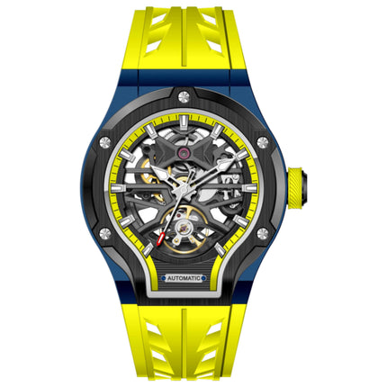 Invicta S1 Rally Men's Automatic Watch Stainless Steel Case Silicone Strap