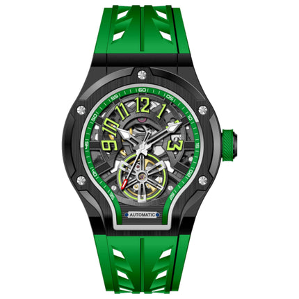 Invicta S1 Rally Men's Automatic Watch Stainless Steel and Aluminum Case Silicone Strap