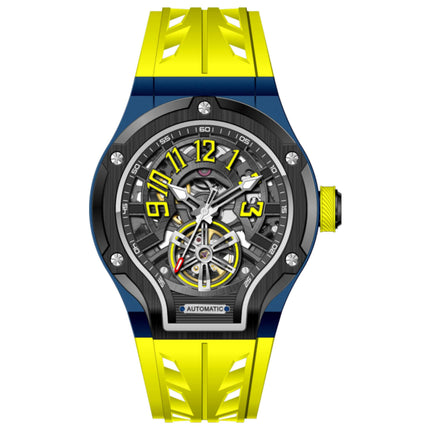 Invicta S1 Rally Men's Automatic Watch Stainless Steel Aluminum Case Silicone Strap