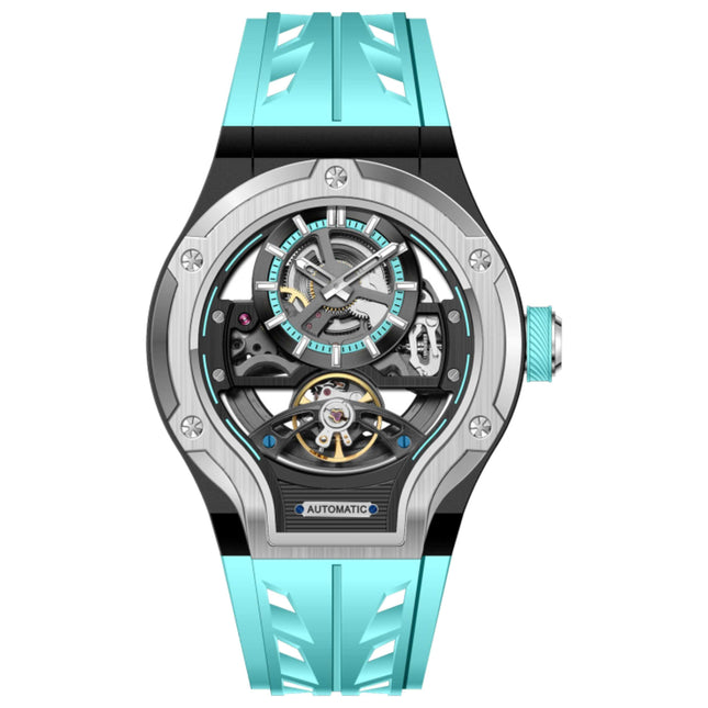 Invicta S1 Rally Men's Automatic Watch 45mm Stainless Steel and Aluminum Case Silicone Strap