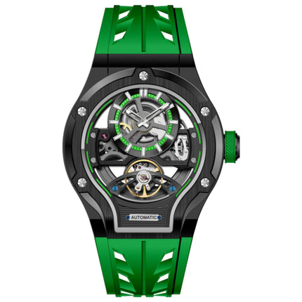 Invicta S1 Rally Men's Automatic Watch Stainless Steel and Aluminum Case Silicone Strap
